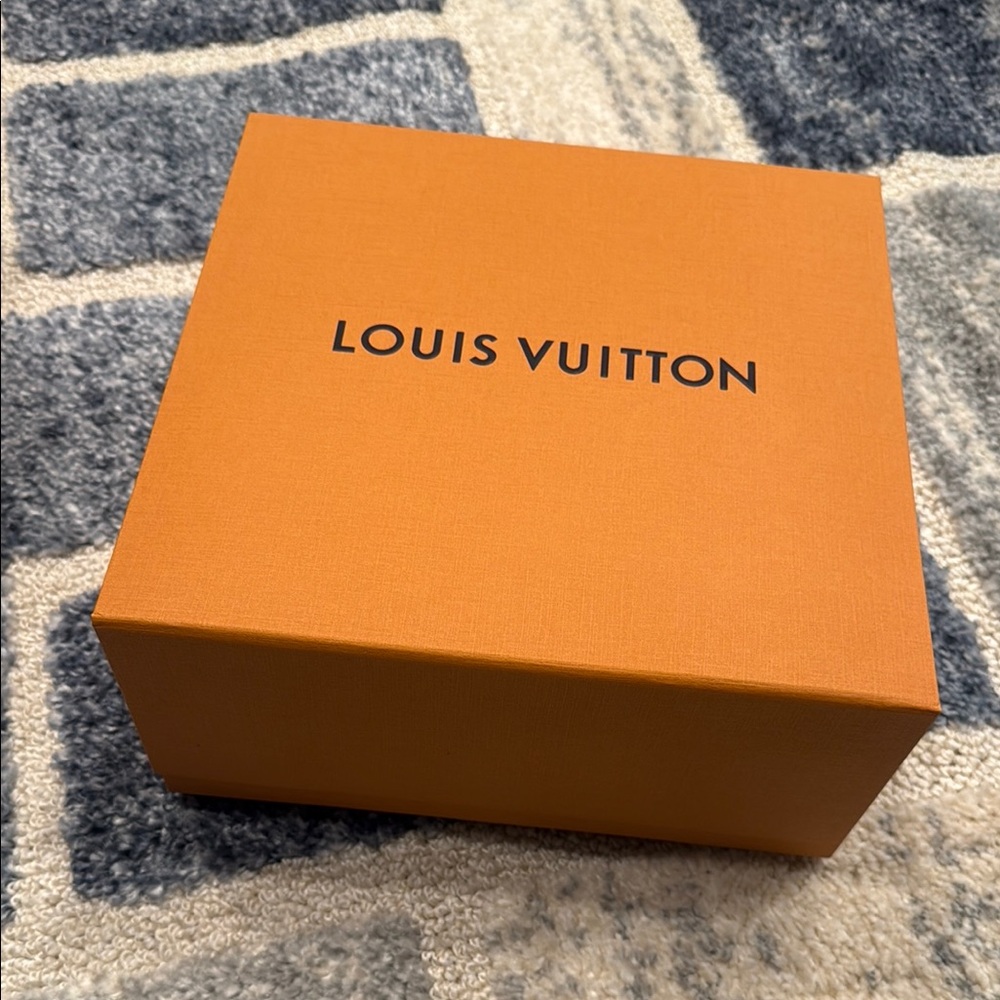 Authentic Louis Vuitton Signature Orange Gift Box and Bags